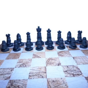 MOAI CHESS SET 3D εκτύπωση 16 PIECES(KOMMATIA)