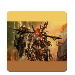 Diablo Mouse Pad Female Barbarian