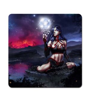 Diablo Mouse Pad Woman Art