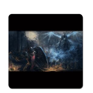 Diablo Mouse Pad Human and Demon