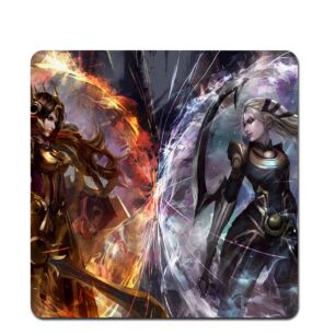 League Of Legends Mouse Pad Leona vs Diana