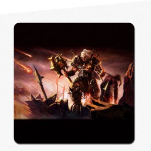 Diablo Mouse Pad Male Barbarian