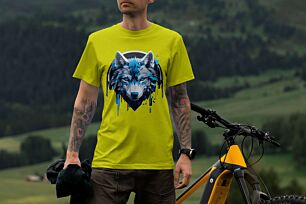 Abstract Geometric Wolf Tshirt