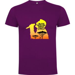 African Rasta Silhouette Tshirt