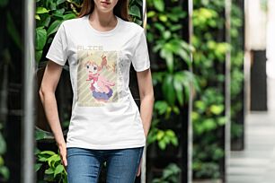 Alice Character Illustration Tshirt