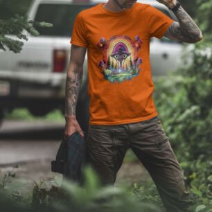 Alien Forest Invasion Tshirt