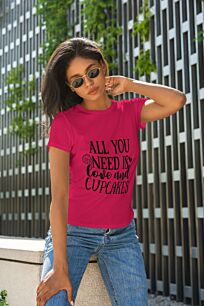 All You Need Is Love and Cupcakes Tshirt