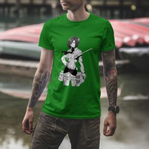 Animated Character with Swords Tshirt