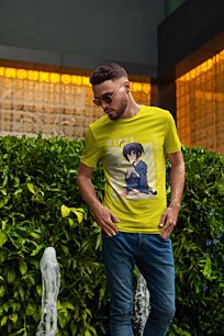 Anime Character Holding a Drink Tshirt