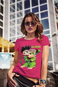 Anime Character in Green Outfit Tshirt