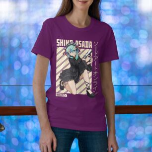 Anime Character with Gun Tshirt