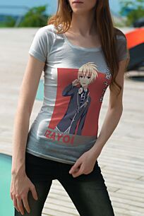 Anime Character with Headphones Tshirt