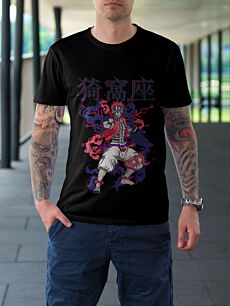 Anime Character with Kanji Background Tshirt