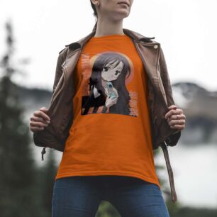 Anime Character with Phone Tshirt