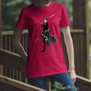 Anime Character with Sword Tshirt