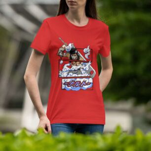 Anime Character with Sword Tshirt