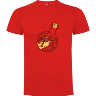 Artful Beach Bottles Tshirt