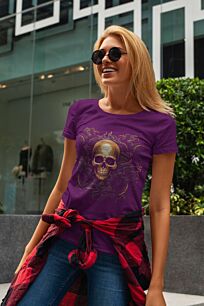 Artistic Skull Design Tshirt