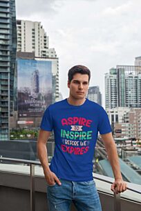 Aspire to Inspire Quote Tshirt