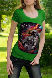 Astronaut amidst Cosmic Clouds Tshirt