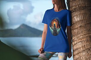 Astronaut Exploring Alien Planet Tshirt