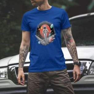 Astronaut in Space Tshirt