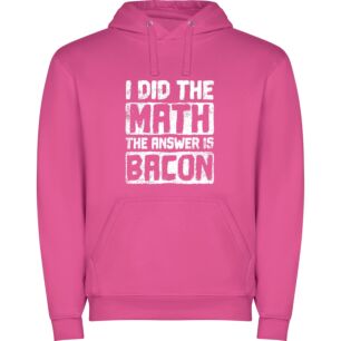 Bacon, Math, Mayhem: Inspired Φούτερ με κουκούλα