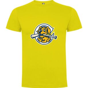 Bat-Biting Dog Mascot Tshirt