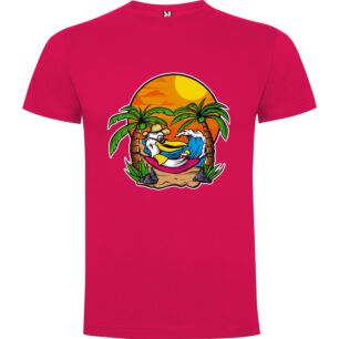 Beach Bird Sunbathing Tshirt