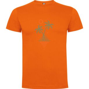 Beach Twin Palms Tshirt