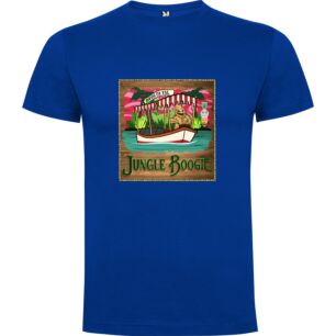 Bear Boat Jungle Art Tshirt