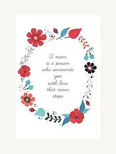 Endless Flowers - Holidays Card