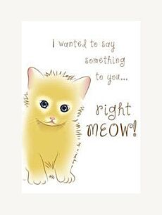 Right Meow - Card