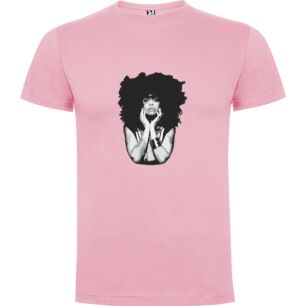 Black & White Afro Tshirt