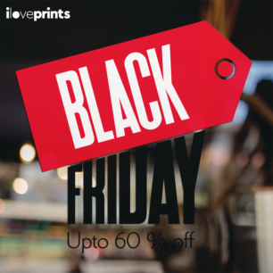 Αυτοκόλλητο Βιτρίνας Black Friday Up to 60% Off