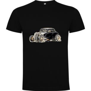 Blackout Hotrod Illustration Tshirt