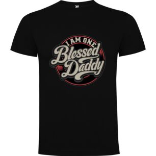 Blessed Dad in Red Tshirt