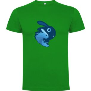 Blue Bunny Mascot Illustration Tshirt