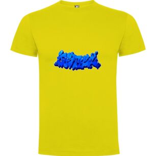 Blue Smoke Graffiti Art Tshirt