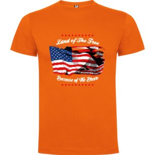 Brave and Patriotic Flag Tshirt