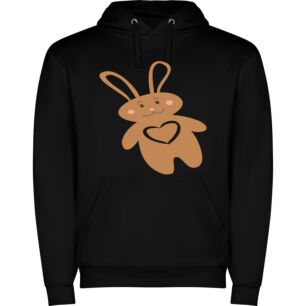 Bunny Love: Floppy Elegance Φούτερ με κουκούλα