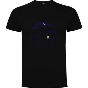 Camping Blaze Art Tshirt