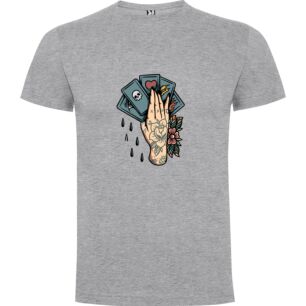 Card Hand Ink Art Tshirt