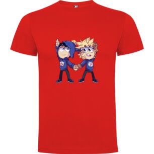 Cartoon Couple Connoisseurs Tshirt