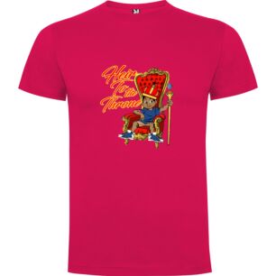 Cartoon King's Red Throne Tshirt