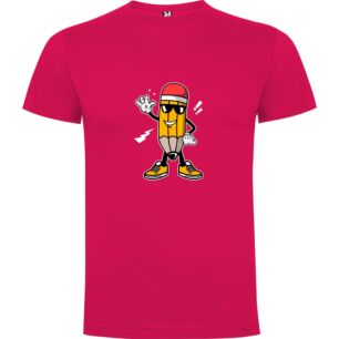 Cartoon Pencil Mascot Tshirt