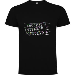 Chalkboard Christmas Stranger Vibes Tshirt