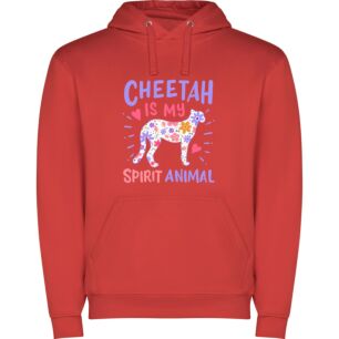 Cheetah Hype: Lisa Frank-inspired Φούτερ με κουκούλα