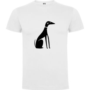 Chic Canine Silhouette Tshirt