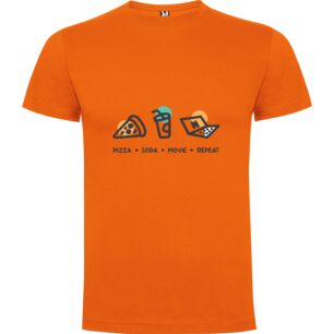 Cinematic Pizza Iconography Tshirt